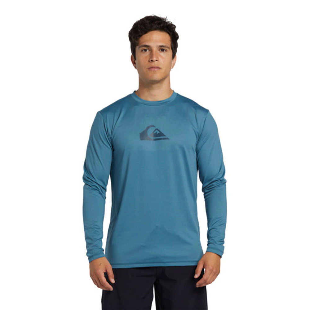 Men's Solid Streak Rashguard Long Sleeve