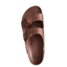 Load image into Gallery viewer, Quiksilver Embark Rf Dark Brown Mens Slides