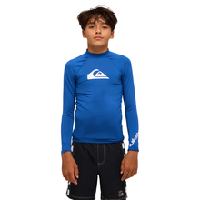Load image into Gallery viewer, Quiksilver ALL TIME LS YOUTH ID RASHGUARDS LONGSLEEVE
