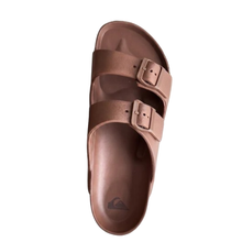 Load image into Gallery viewer, Quiksilver Embark Rf Dark Brown Mens Slides
