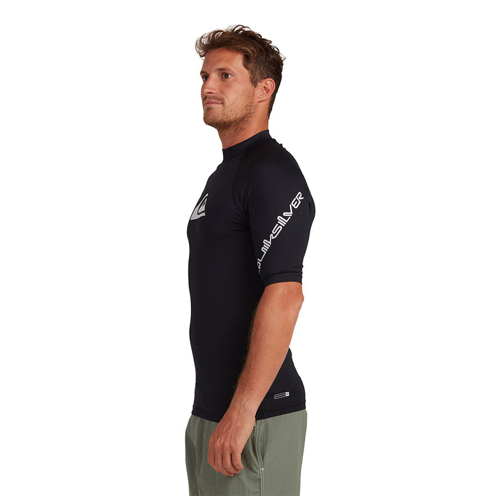 Quiksilver Men's Alltimeapac Rashguard Short Sleeve